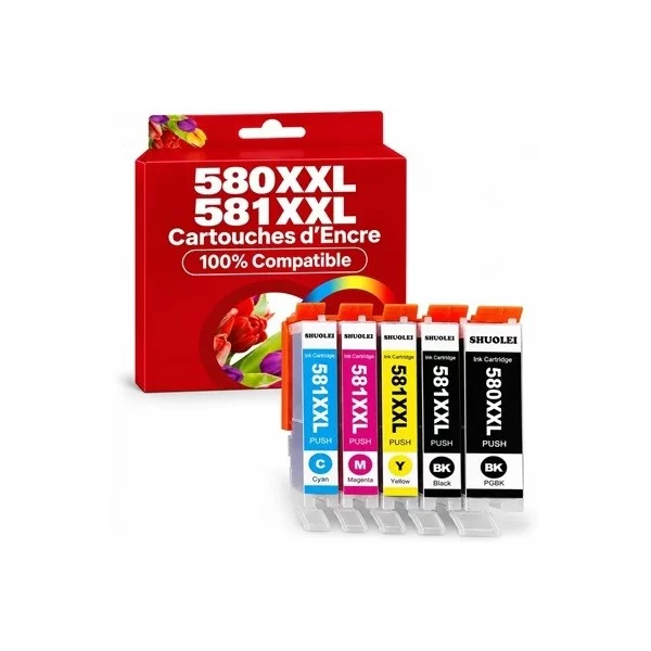 Cartouches encre Imprimante Canon Pixma TS8250 Haute Capacité pas cher | k2print