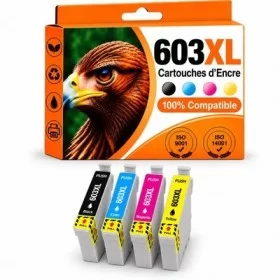Epson 603XL Pack cartouches d'encre compatibles ( 1x18ml + 3x14ml) pas cher | k2print
