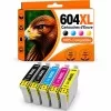 Epson 604XL pack 5 Cartouche d'encre compatible Grande Capacité ( 2x16.5ml + 3x14ml ) pas cher | k2print